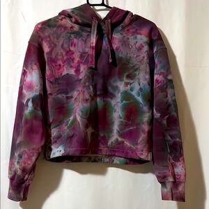 Old Navy - Tie Dye by Gail | Purple and Pink Cropped Hoodie